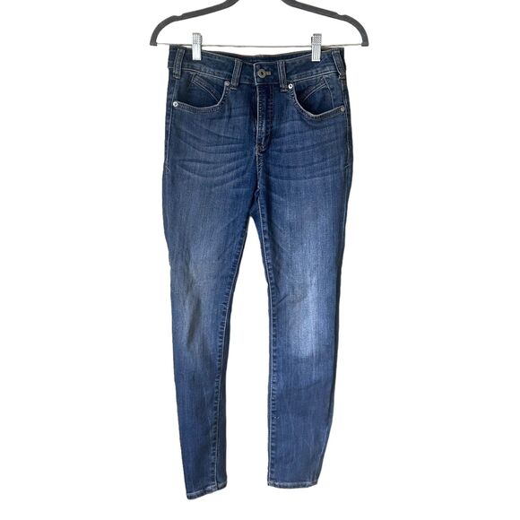 ANTHROPOLOGIE‎ Pilcro and The Letterpress High Rise Denim Leggings Sz 26 - Picture 3 of 7